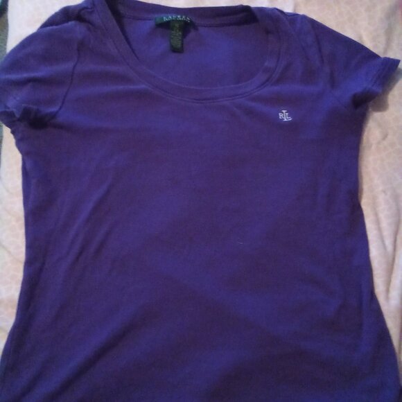 vintage rare Ralph Lauren purple tee - Picture 2 of 2